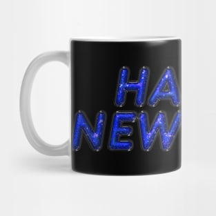 Happy New Year - Blue Mug